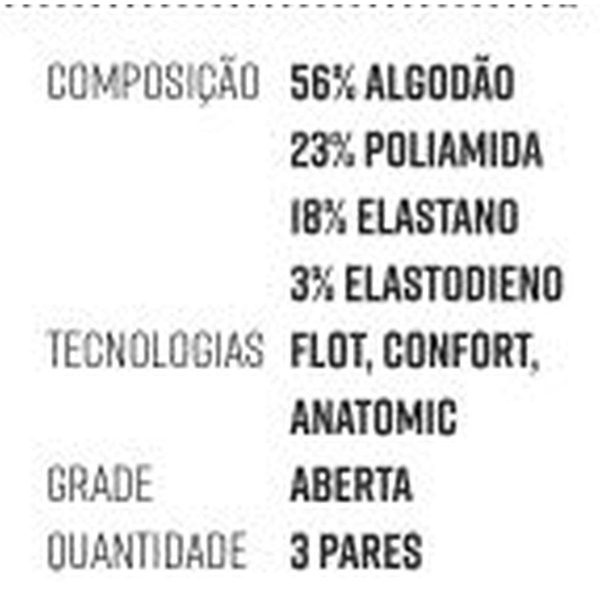 MEIA - PENALTY - CANO BAIXO (33/38 Preto) - Imagem 2