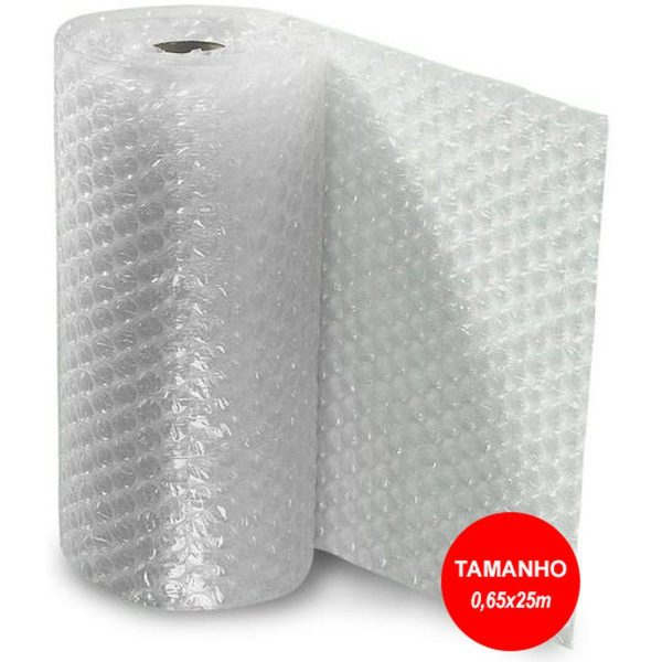 PLÁSTICO BOLHA - PLASTBOLHA - BOBINA 0,60CM X 25 MT.