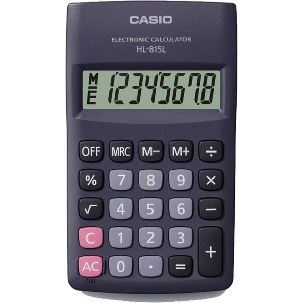 CALCULADORA - CASIO - 8 DIG. 4 OPECACOES