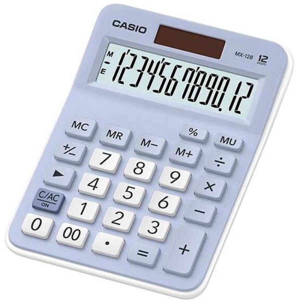 CALCULADORA - CASIO - 12 DIG - SOLAR/BATERIA