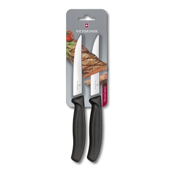 FACA SANTOKU SWISS CLASSIC COM SULCOS 17CM VERMELHA