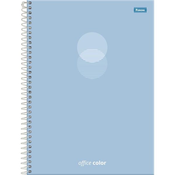 CADERNO - FORONI - OFFICE COLOR  80F (Pacte c/ 4 unid.)