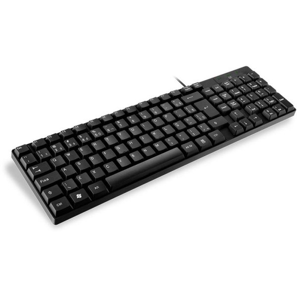 TECLADO - MULTI - PS2 COMPACTO PRETO - Imagem 2