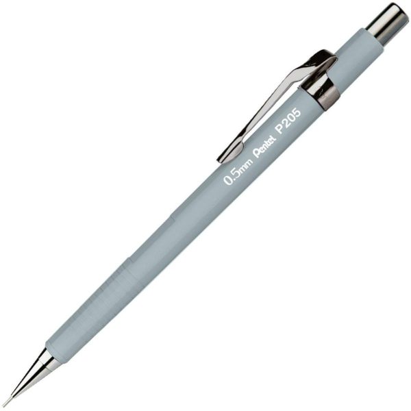 PENTEL - LAPISEIRA 0,5MM - CINZA (CX 6 UNID.)