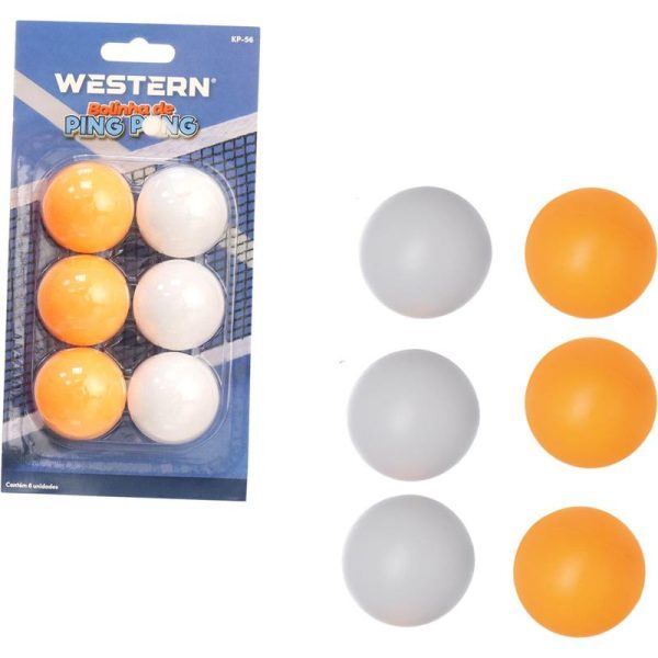 WESTERN - BOLINHAS PING PONG 6 UNID.