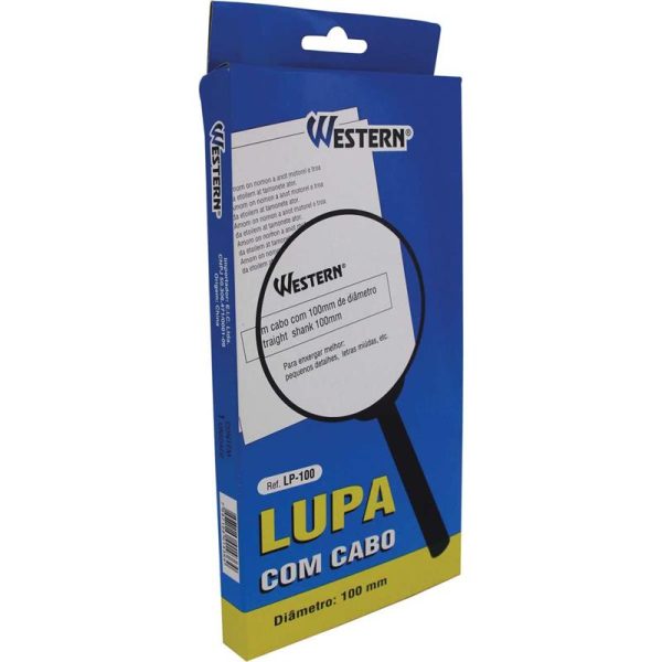 WESTERN - LUPA 100MM DIÂMETRO - PRETO - Imagem 2