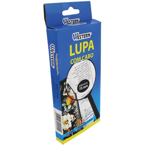 WESTERN - LUPA 75MM DIÂMETRO - PRETO - Imagem 2