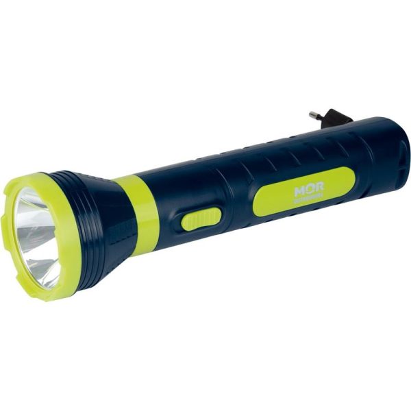 MOR - LANTERNA POWER LED - PRETA/AMARELA - Imagem 2