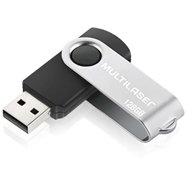 MULTILASER - PEN DRIVE TWIST 128GB