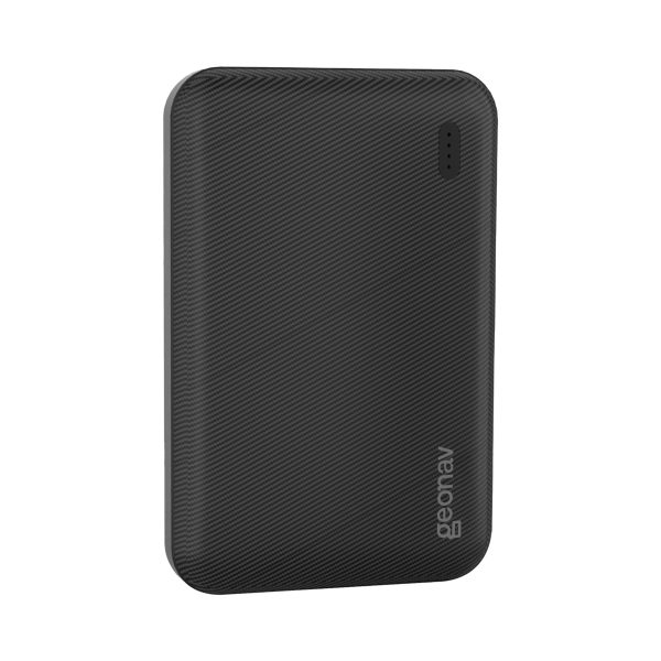 CARREGADOR PORTÁTIL UNIVERSAL 5.000mAh Geonav Essential Preto