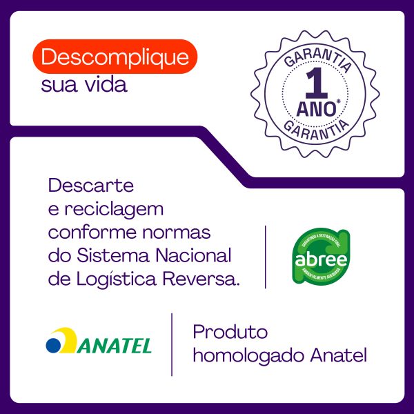 CARREGADOR PORTÁTIL UNIVERSAL 5.000mAh Geonav Essential Preto - Imagem 7