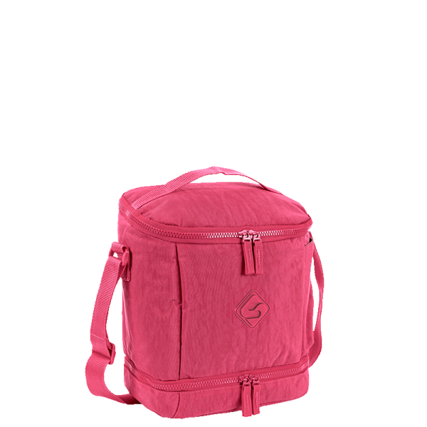LANCHEIRA  FITNESS 2 COMPARTIMENTOS SESTINI LUNCH CRINKLE - PINK