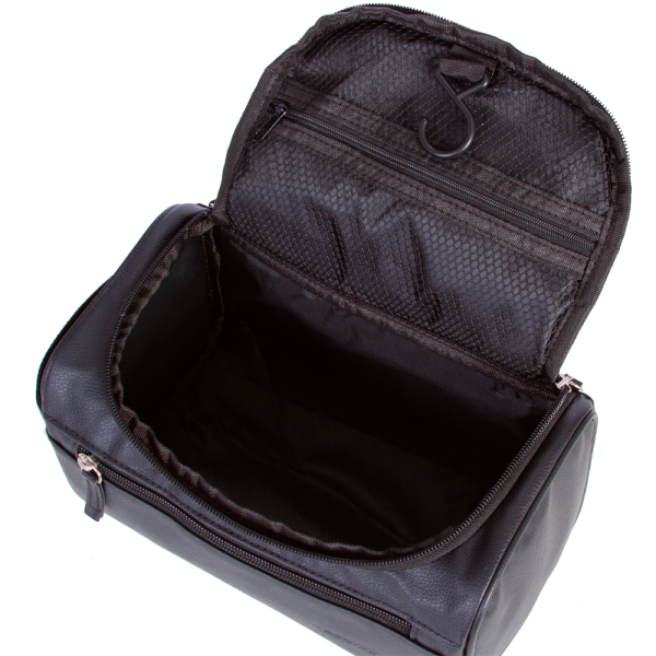 NECESSAIRE SESTINI QUADRADA MÉDIA PRETO - Imagem 2