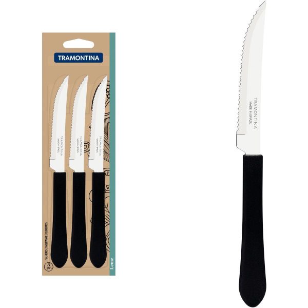 FACA MESA LEME 3PC INOX - TRAMONTINA