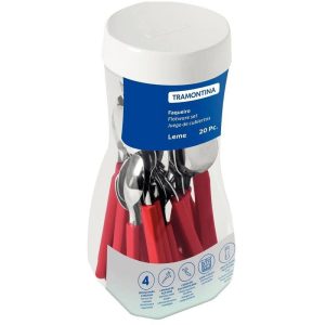 FAQUEIRO LEME 20PC INOX - TRAMONTINA VERMELHO