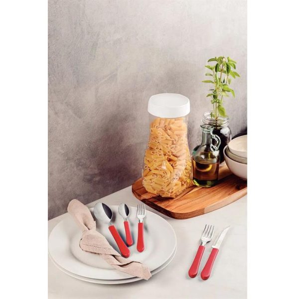 FAQUEIRO LEME 20PC INOX - TRAMONTINA VERMELHO - Imagem 3