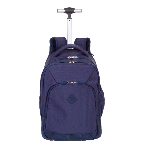 MOCHILA CARRINHO 2 COMPARTIMENTOS SESTINI ROLLING CRINKLE - AZUL