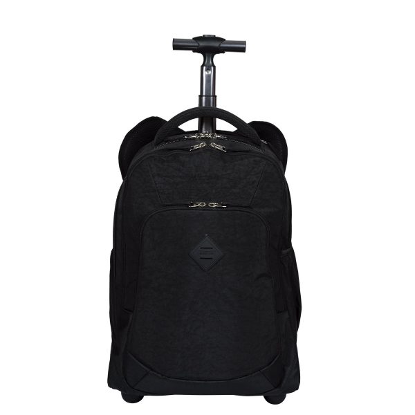 MOCHILA CARRINHO 2 COMPARTIMENTOS SESTINI ROLLING CRINKLE - PRETO