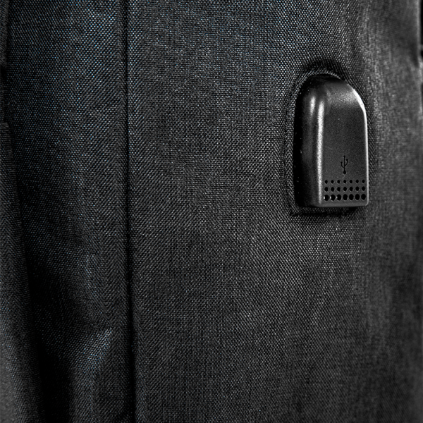 MOCHILA GRANDE SESTINI CASE (CONECTOR USB) PRETO - Imagem 3
