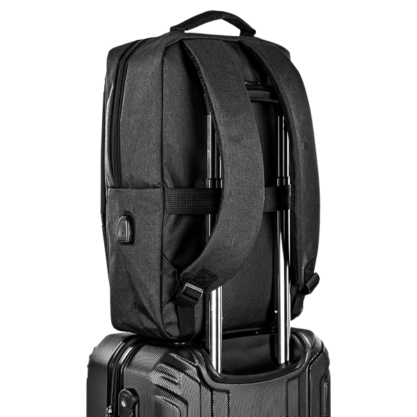MOCHILA GRANDE SESTINI CASE (CONECTOR USB) PRETO - Imagem 4