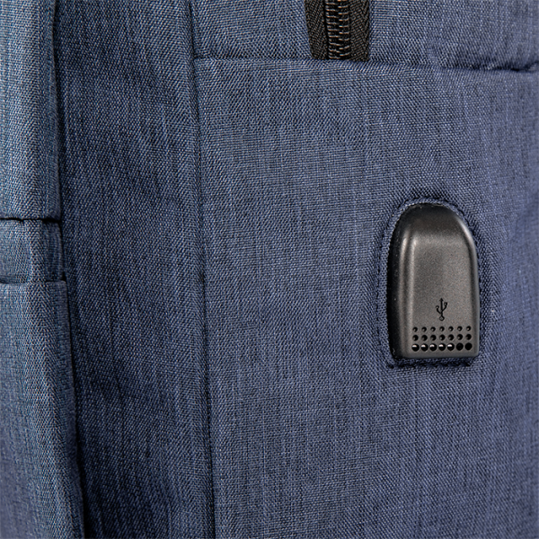 MOCHILA GRANDE SESTINI CASE (CONECTOR USB) AZUL - Imagem 2