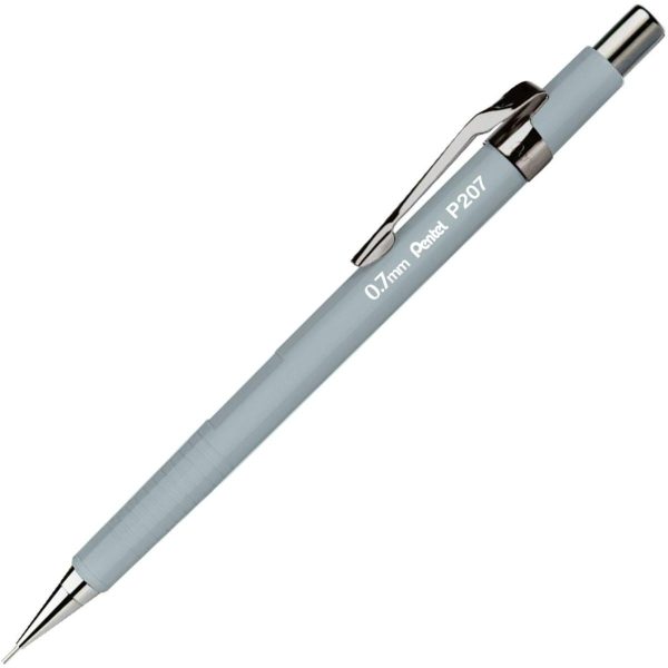 PENTEL - LAPISEIRA 0,7MM - CINZA (CX 6 UNID.)