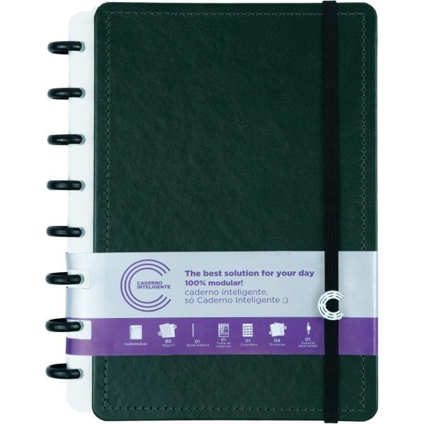 CADERNO INTELIGENTE - DARK GREEN 80 FLS - A05