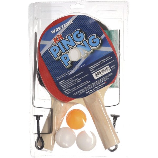 WESTERN - KIT JOGO 8 PÇS PING PONG
