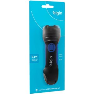 LANTERNA - ELGIN - LED PEQUENA RECARR.0,5W 500MAH